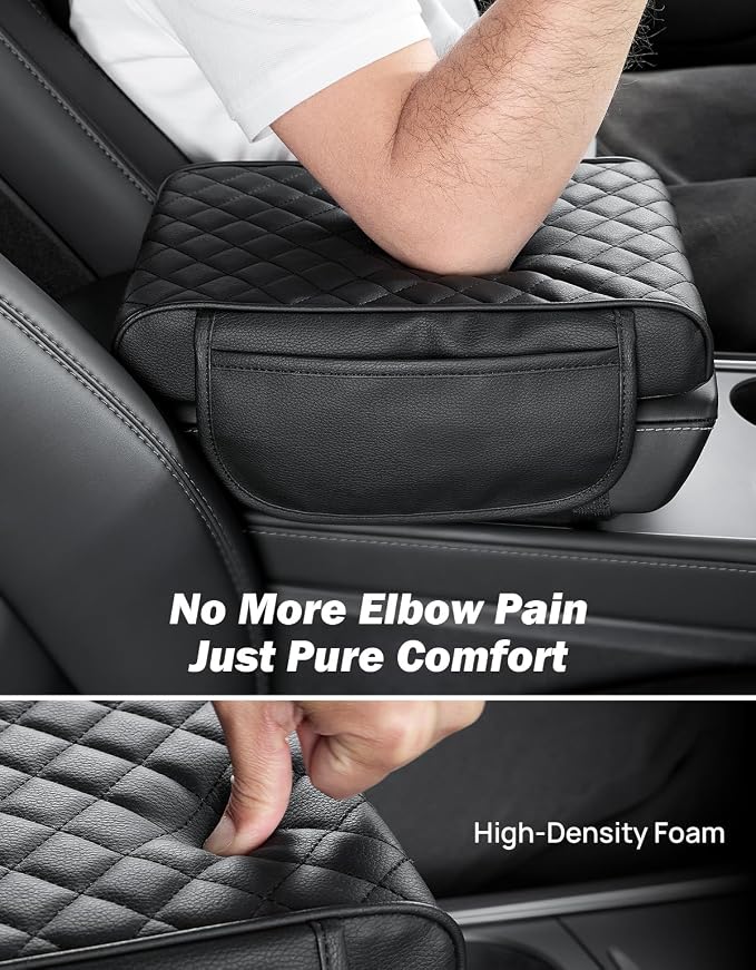 JOYTUTUS Center Console Cover for SUV Sedan, Thick Arm Rest Pad - Image 3