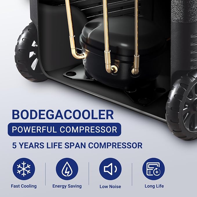 BODEGACOOLER 12 Volt Car Refrigerator, 68Quart Camping Fridge, RV Portable - Image 4