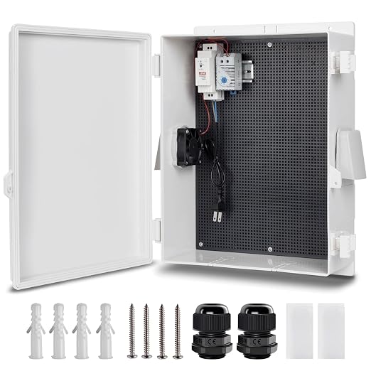 Outdoor Electrical Junction Box, ABS Water Resistant Enclosure by Namunanee