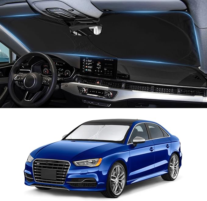 for 2022-2024 2025 Audi A3 Sun Shade Windshield Cover, Car Sunshades - Image 2
