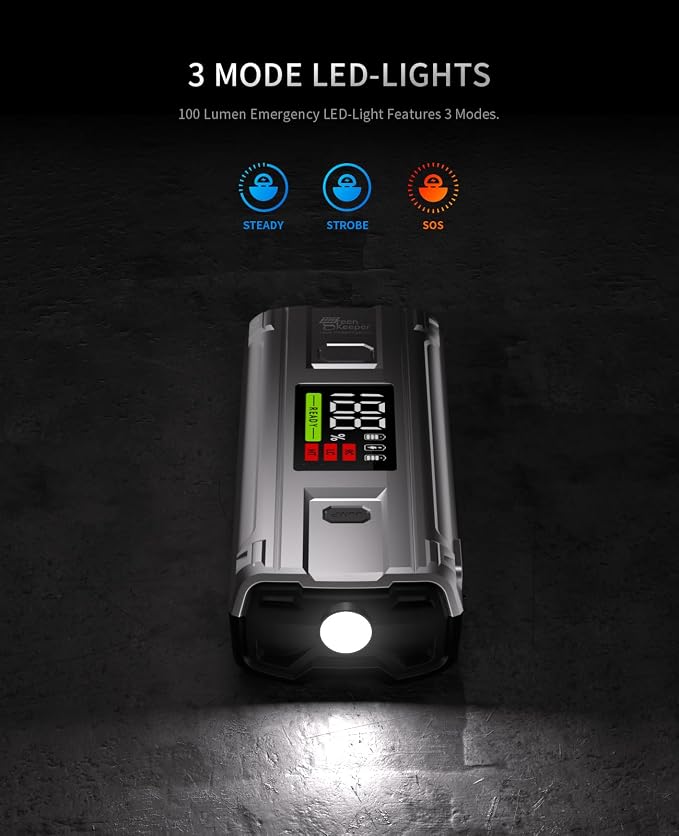 Car Jump Starter 3000A Portable: 12V Jump Start Battery Pack - Image 7