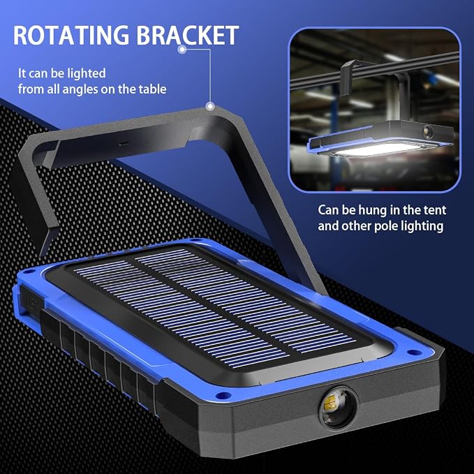WARSUN Led Work Light Rechargeable, Portable Magnetic Work Light, LED Flood - Image 6