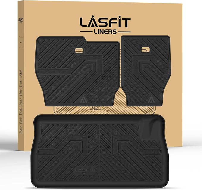 LASFIT Backrest&Trunk Mats Fit for Chrysler Town & Country 2008-2016/Dodge by LASFIT
