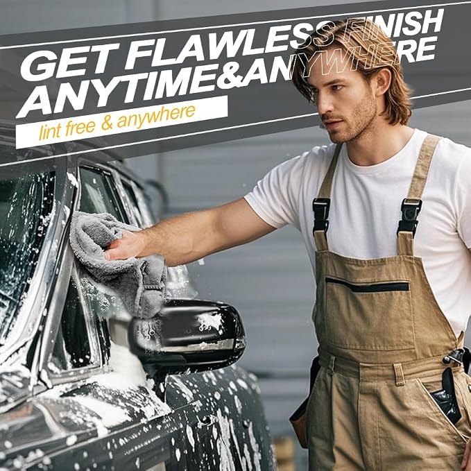 Coral Fleece Car Wash Cleaning Towel - Image 7