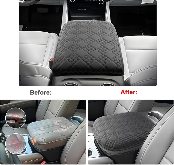 SXCY for 2025 Chevy Tahoe Suburban Armrest Cover Pad for 2025 Chevrolet Tahoe - Image 2