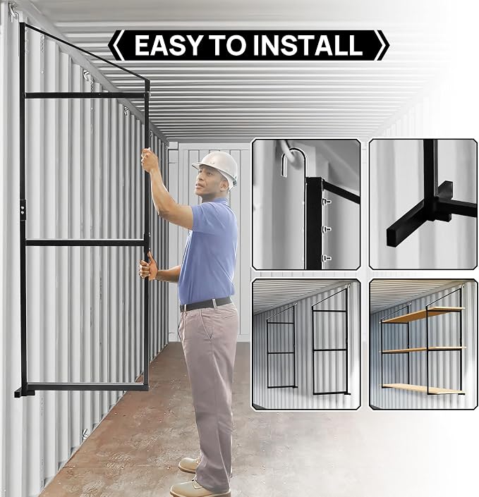 4 Pack Shipping Container Shelving Shelf - Image 6