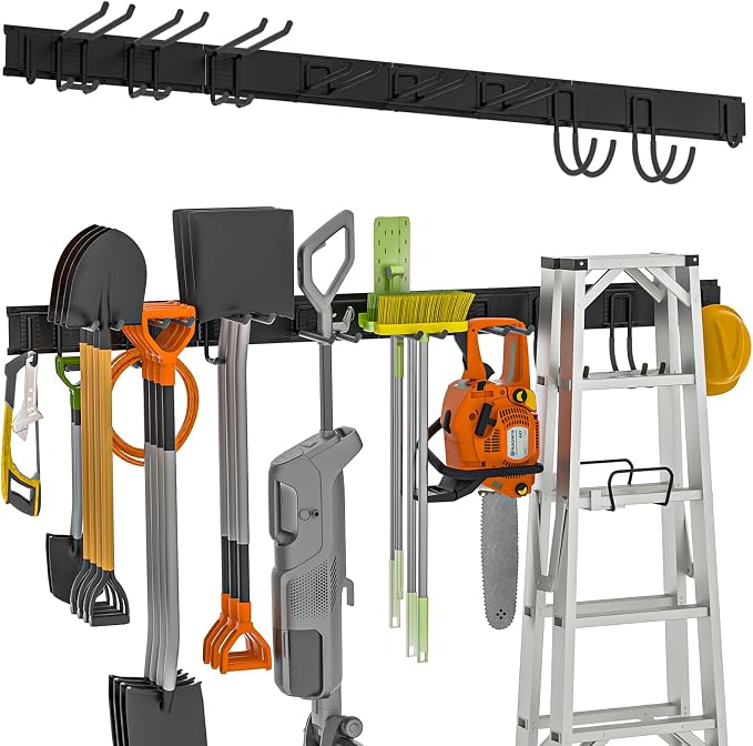 Garage Tool Organizer Wall Mount, Garden Tools Rack Holder, 64 Inch Storage by Vilaxing