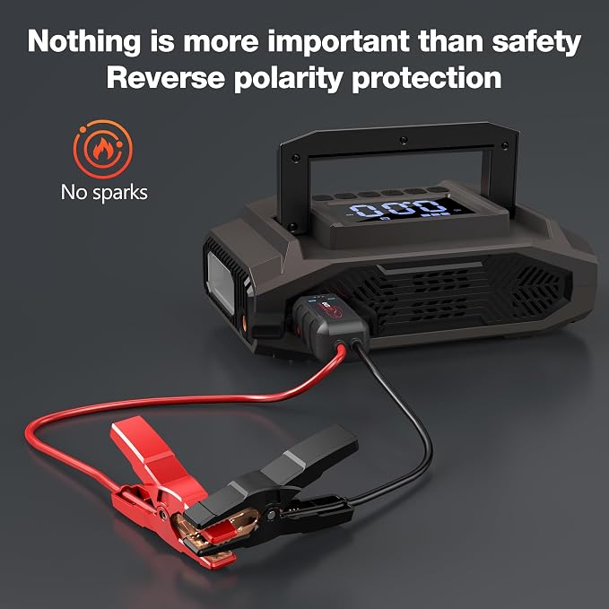 Jump Starter with Air Compressor - Image 5