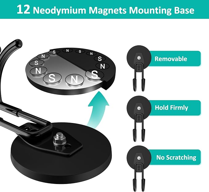 ENUODA Strong Magnetic Hooks Heavy Duty - Image 2