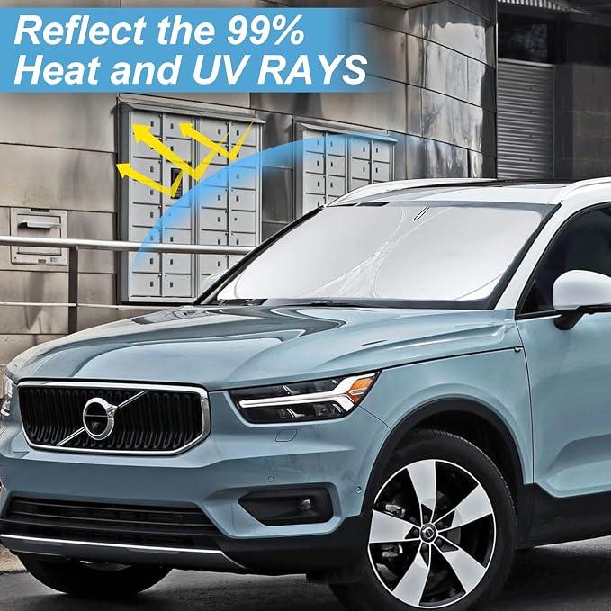 Custom Fit XC40 Windshield Sunshade - Image 2