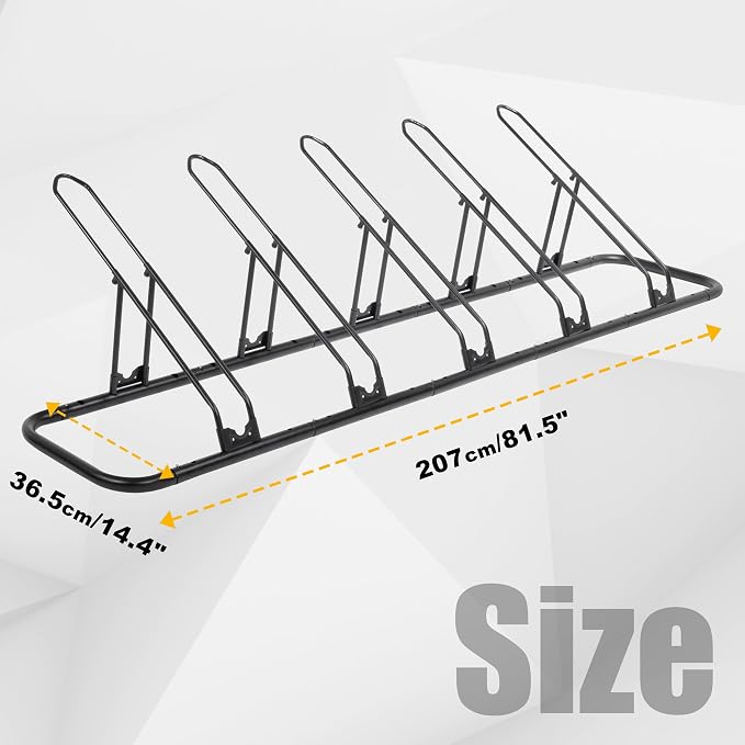 CyclingDeal Bike Rack Floor Parking Bike Stand - Image 5