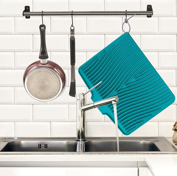 Silicone Dish Drying Mat, Stone Drying Mat - Image 3