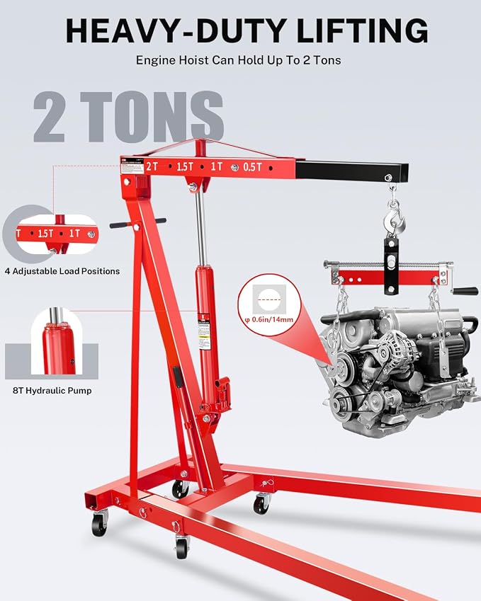 2-Ton Folding Engine Hoist - Image 5