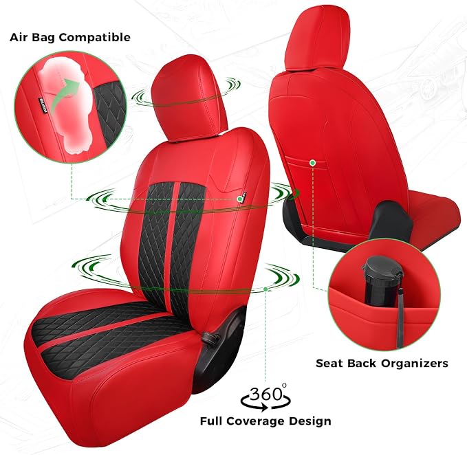 for Jeep Wrangler Seat Covers 4Door JK 2013 2014 2015 2016 2017, Custom Fit Car - Image 3