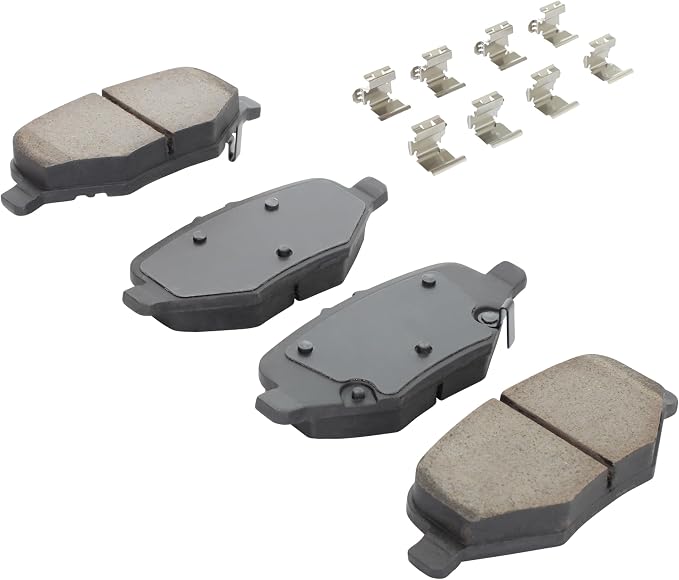 Premium Ceramic Rear Brake Pads Compatible - Image 2