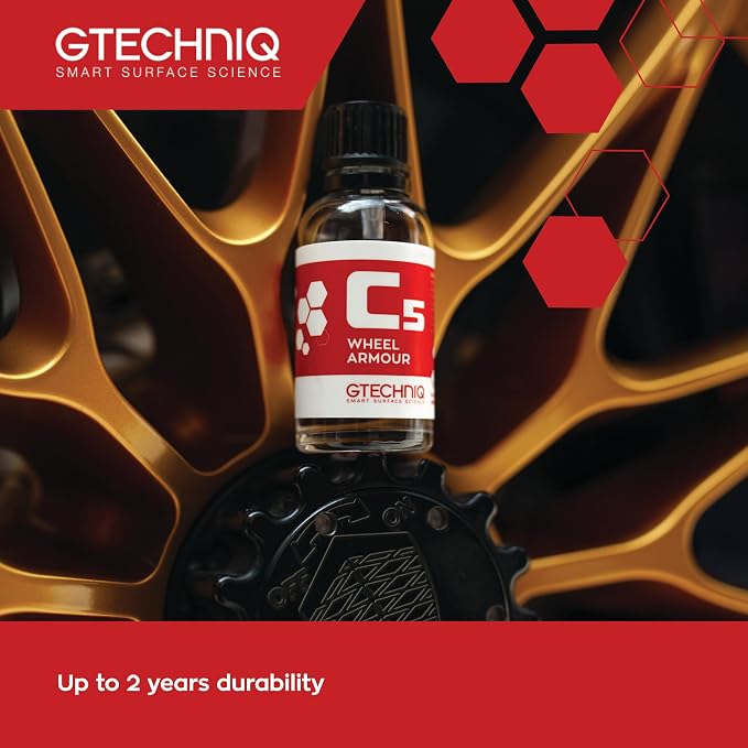 Gtechniq Wheel Sealant Long Term C5 Wheel Armour 15ml - Image 5