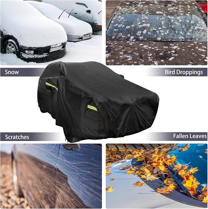 SUV Car Cover for Toyota RAV4, Custom Fit Waterproof All Weather Full Exterior - Image 4