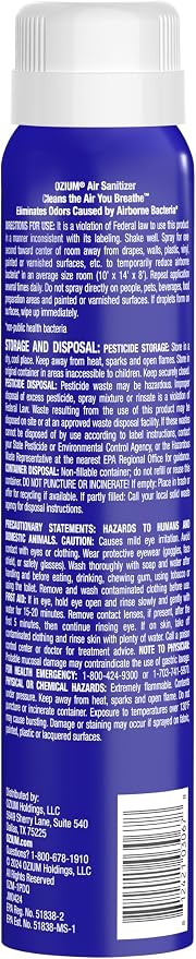 Ozium 3.5 Oz. Air Sanitizer & Odor Eliminator - Image 2