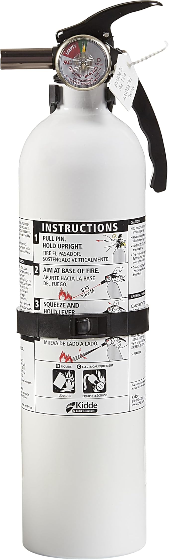 Kidde Auto Fire Extinguisher for Car & Truck, 4 Lbs., Dry Chemical ExtinguisheR - Image 2