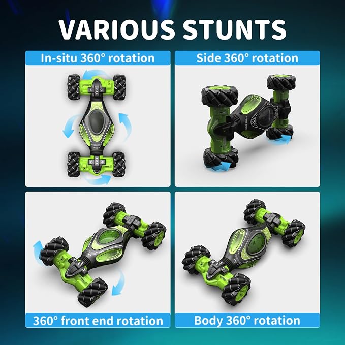 1:12 Hand Gesture Sensing Rc Stunt Car Large Drifting Rc Car - Image 2