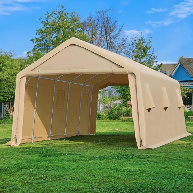 ADVANCE OUTDOOR 13x20 ft Garage Tent Carports - Image 7