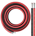 6 Gauge Wire - iGreely 30 FT Red & 30 FT Black 6 Gauge Tinned Copper Electrical by iGreely