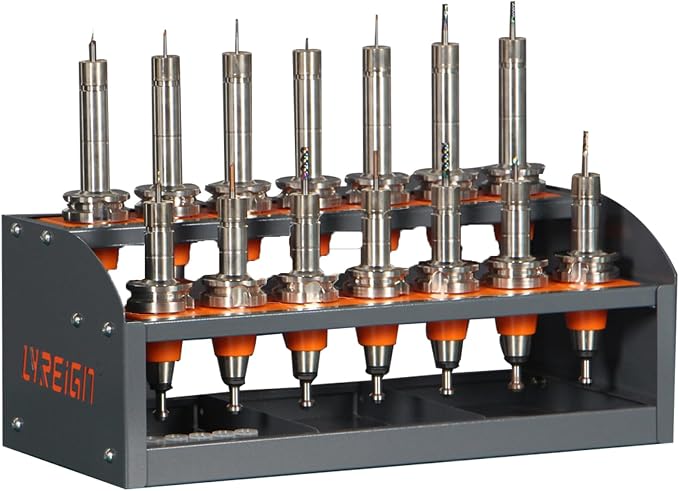 BT50 CNC Tool Rack, CAT50 CNC Tool Storage Rack Placed on The Desktop, Small by LYREIGNCNCME