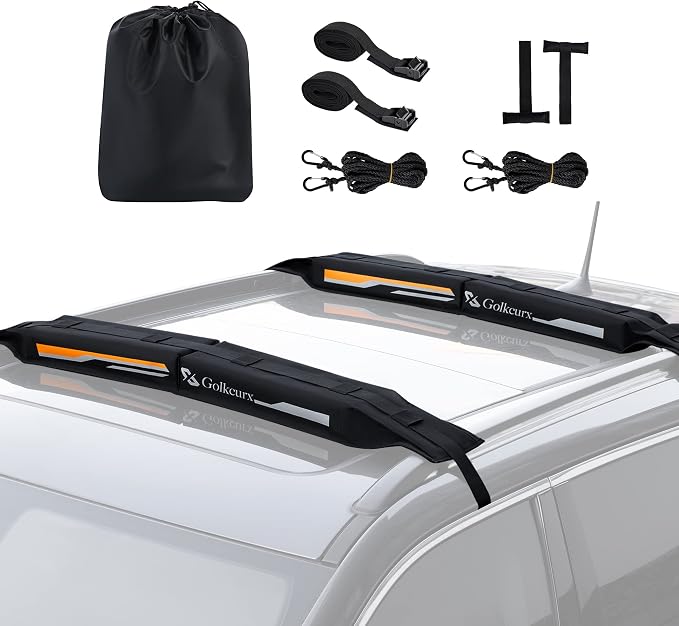 Golkcurx Universal Soft Roof Rack Pads by Home