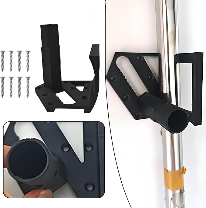 Garden Tool Rack Wall Mounted by Unknown
