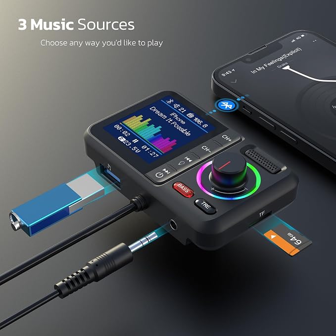 Nulaxy Bluetooth FM Transmitter - Image 7