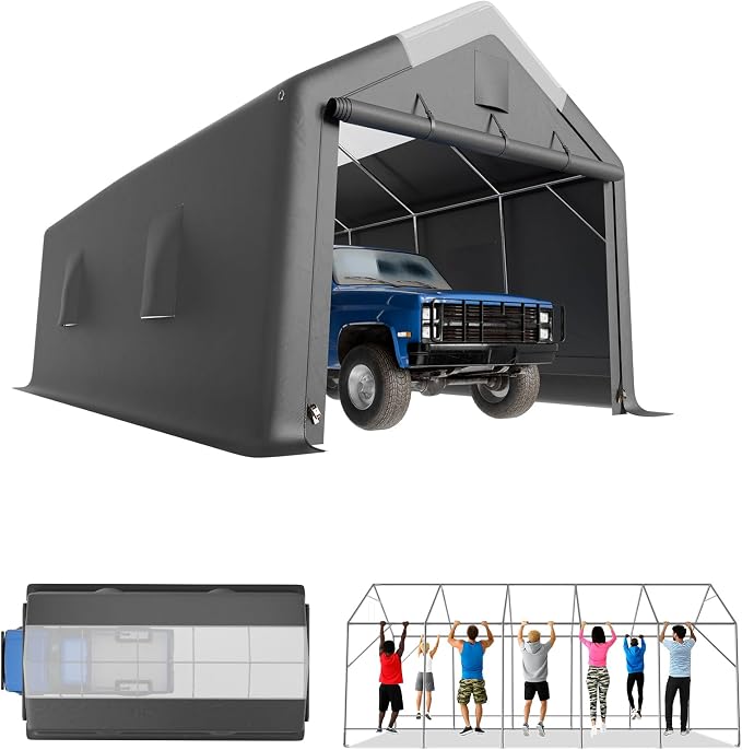 Carport Canopy 12x20FT Heavy Duty by WACASA