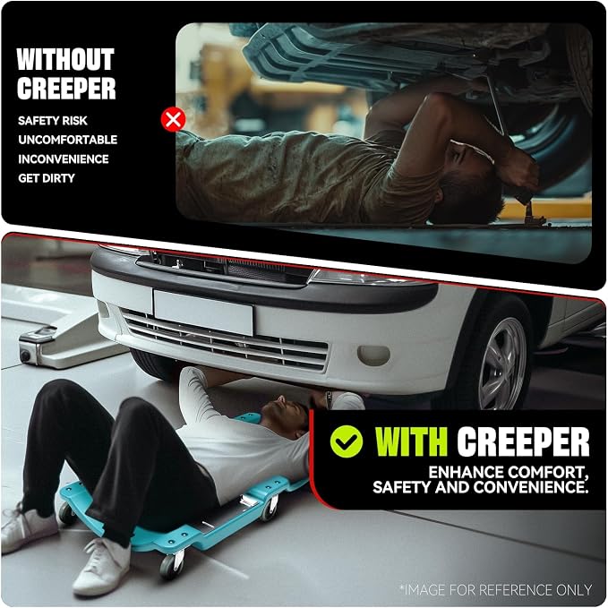 Auto Dynasty 40 Inches Mechanic Creeper, Automotive Garage Repair Low Profile - Image 7