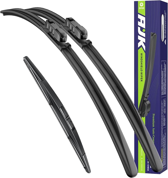 AJK Wiper Blades for Honda CR-V 2023 2024 2025, 2 Piece All Weather OEM Quality by AJK