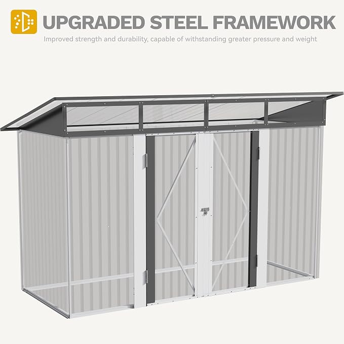 DWVO 9x4 FT Outdoor Storage Shed - Image 6