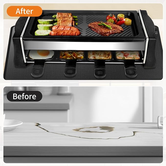 Heat Resistant Grill Mat, 25 x 20 inches Double-sided fireproof and waterproof - Image 3