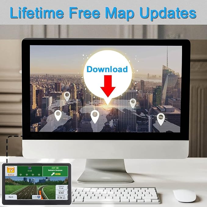 GPS Navigator for Car Truck RV, 7-inch High-Definition Touch Screen，2025 Maps - Image 4