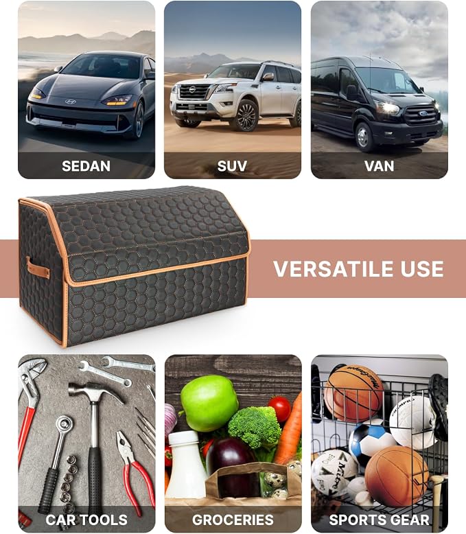 Foldable Trunk Organizer for Car Storage - Image 6