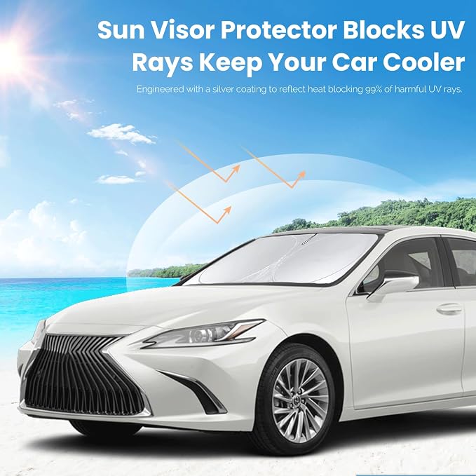 Sunshade for Lexus ES 2019-2024 2025 ES250 ES300h ES350 Sedan Sun Shade - Image 5