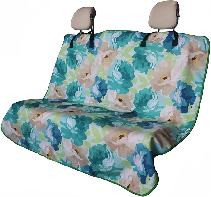 Back Seat Cover for Car Trucks Van SUV, Waterproof Rear Bench Towel Seat Covers by LoyaGour