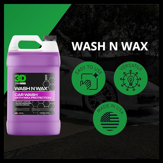 3D Wash N Wax Car Wash Soap - Image 4