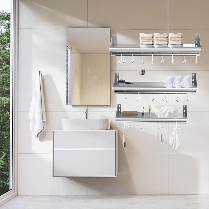 Skyflame Stainless Steel Floating Shelving - Image 7