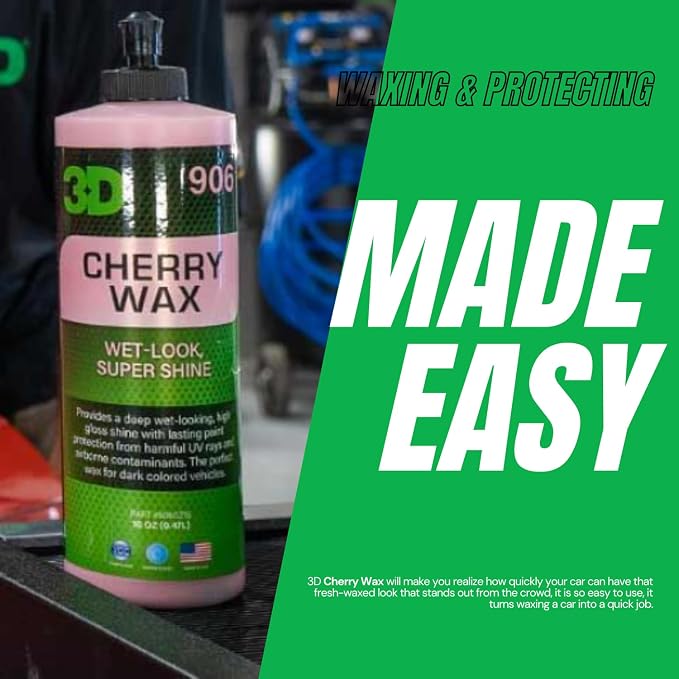 3D Cherry Wax – Liquid Carnauba Show Car Wax - Image 8