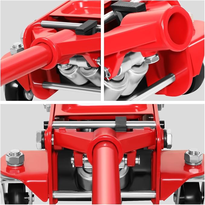 DNA MOTORING Low Profile Hydraulic Trolley Service/Floor Jack, 4 Ton Capacity - Image 6