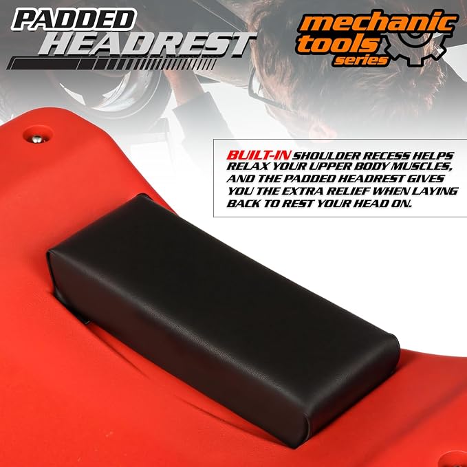M-AUTO Plastic Rolling Garage Creeper - Image 6