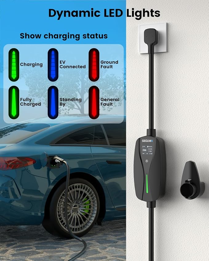 NEMA 14-30 Level 2 EV Charger, Electric Vehicle Portable Charger - Image 5