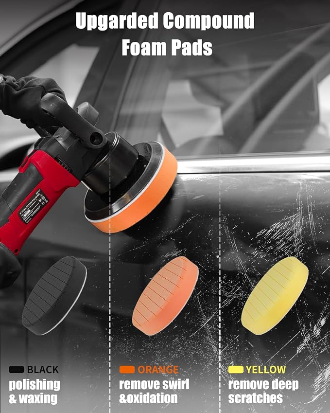 AVID POWER Buffer Polisher, 6-inch Dual Action/DA Polisher - Image 5