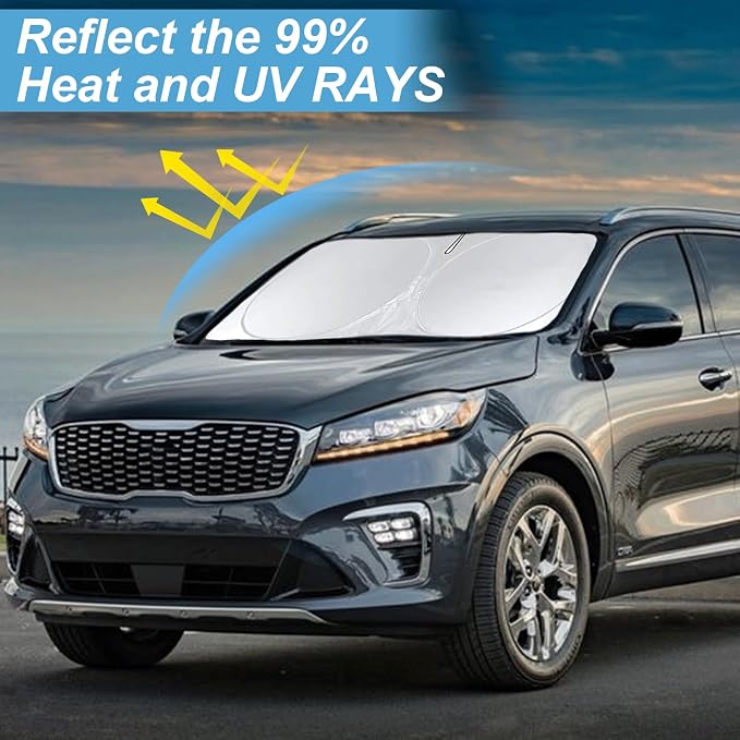 Custom Fit Sorento Windshield Sunshade - Image 2
