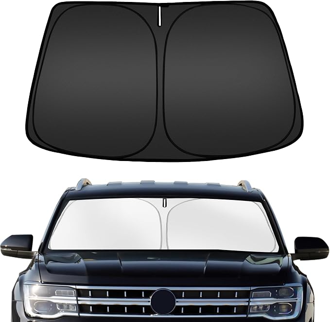 ARISMOTOR Windshield Sun Shade for Volkswagen Atlas 2018-2025, Custom Fit by ARISMOTOR