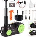 EFFIROSO Upgrade LED Light Electric Car Jack 5 Ton12V Hydraulic Jack Lift by EFFIROSO