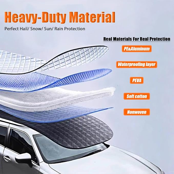 7 Layers Waterproof Heavy Duty Car Covers - Image 3